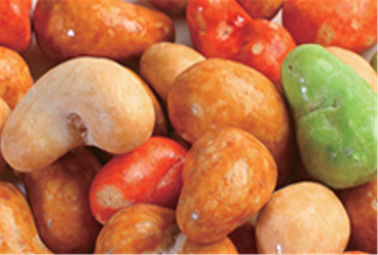 เม็ดมะม่วงหิมพานต์แบบผสมหวานขนาด Sieve Nuts Refreshing Taste with Certification