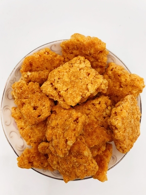 ไข่เกลือ เหลืองไข่ เนื้อแห้ง ผงเนื้อ ผสมข้าวเค้กเกร็กเกอร์ หนาแน่น รสชาติรสชาติรสชาติรสชาติรสหวาน ข้าวทอด ผงข้าวกูบ้า