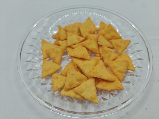 ขนมธรรมชาติที่มีสุขภาพดี กัดสามเหลี่ยมกระจ่างกระจ่าง