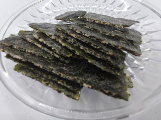 สาหร่ายอบกรอบ ขนมอร่อย ทานเล่นดีต่อสุขภาพ