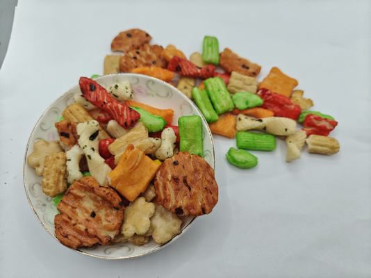 อร่อยแบบกําเนิด ผสมครั๊กเกอร์ข้าว แพ็คหลากหลาย แพ็คหลากหลาย พร้อมสารสกัดน้ํามัน