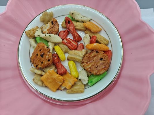 อร่อยแบบกําเนิด ผสมครั๊กเกอร์ข้าว แพ็คหลากหลาย แพ็คหลากหลาย พร้อมสารสกัดน้ํามัน