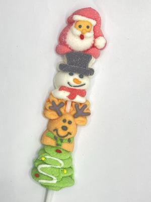 ตัวละครมาร์ชเมลโลว์น่ารักบนไม้