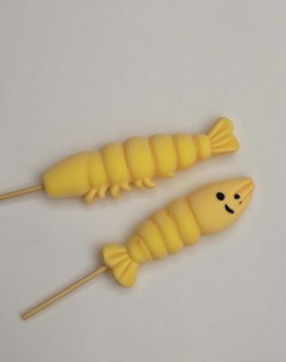 ขนมมาร์ชเมลโลว์รูปบาร์บีคิวสำหรับแคมป์ไฟ S'mores รสวานิลลา ปราศจากเจลาติน ขนมสำหรับงานปาร์ตี้