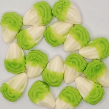 ขนมกัมมี่รูปทรงสนุกสนาน ชิ้นหลากสีสันและรูปแบบสร้างสรรค์