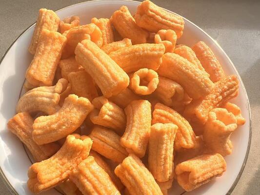 ครั๊กเกอร์ข้าวที่ไม่มี GMO และทรงสนุก