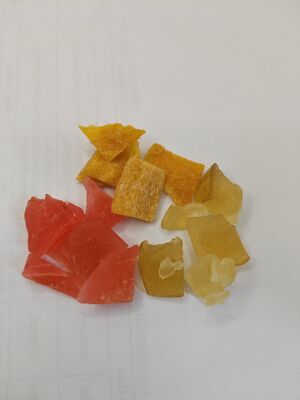 Dried Yellow Peach Honey Pomelo Pineapple Mix Sweet & Sour Preserved Fruit Snack