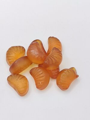 กัมมี่รูปส้มฝานกลิ่นหอมส้มธรรมชาติ - ขนมถั่วเหลืองเคี้ยวหนึบ