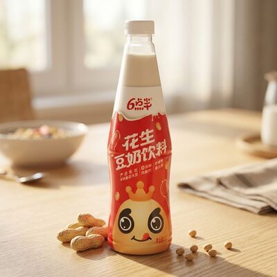 เครื่องดื่มนมถั่วเหลืองถั่วลิสงที่มีคุณค่าทางโภชนาการแบบ Dual-Grain และส่วนผสมระดับพรีเมียมในสูตรที่สะอาดและดีต่อสุขภาพ