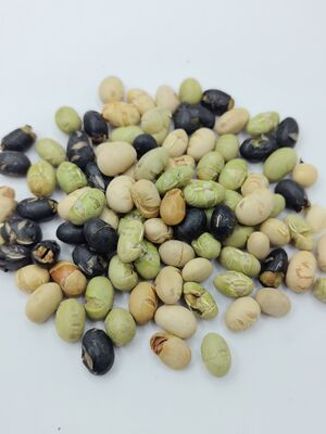 Triple Bean Blend Soya Bean Snacks - อาหารว่างถั่วผสมคั่วน้ำมันน้อยผสมเกลือเล็กน้อย