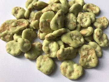 Fava ถั่วขนมขบเคี้ยวรสเผ็ดแห้งถั่ว Fava วาซาบิรส