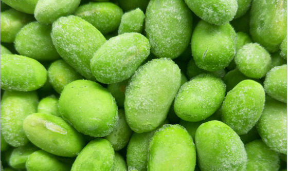 ถั่ว Edamame แช่แข็งที่มีคุณค่าทางโภชนาการโดยไม่มีจุดสนิม