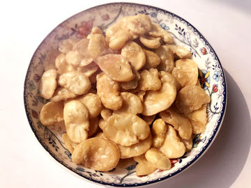 Hard Texture แยก Fava ถั่ว Crisps ปรุงรสเคลือบไม่มีรงควัตถุส่วนผสมดิบ