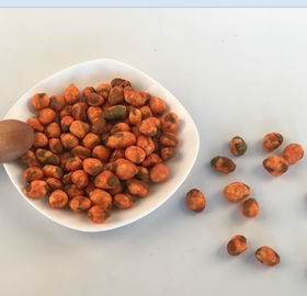 Edamame รสเผ็ดย่างเคลือบแห้งพร้อมใบรับรอง FDA / BRC / Kosher / Halal ถั่วเขียวถั่วเขียวขนมขบเคี้ยว