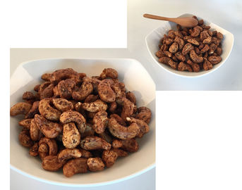 เม็ดมะม่วงหิมพานต์ NON - GMO รสพริกไทยดำเม็ดมะม่วงหิมพานต์ปลอดจากการทอด