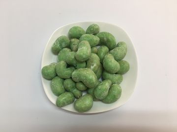 Good Taste วาซาบิเคลือบขนมเม็ดมะม่วงหิมพานต์ BRC / HACCP อาหารที่ผ่านการรับรอง Healthy Good Taste Nut Snacks