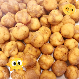 ถั่วชิกพีทอดกรอบเคลือบรสพริกปรุงรส NON GMO