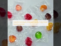 ลูกอมกัมมี่รสผลไม้หลากสีสัน ห่อแยกชิ้นดีต่อสุขภาพ